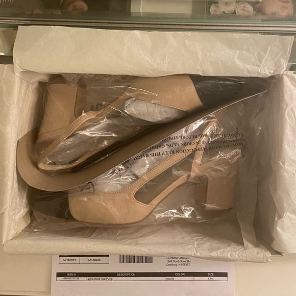 Marc Fisher Laynie Slingback Block Heel Pumps BNIB - Picture 11 of 14